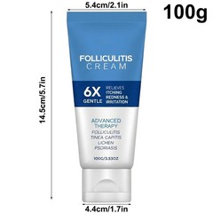 Hermon Folliculitis Cream: Effective for Folliculitis Scalp Face and Body 100g
