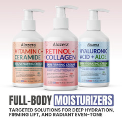 Alozera Skin Firming Retinol Collagen Body Lotion with Stem Cells for Aging Skin