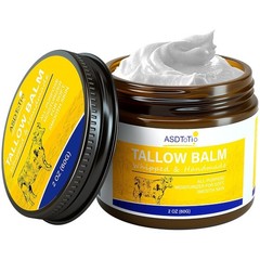 Grass Fed Beef Tallow Balm Face Body Moisturizer Dry Sensitive Skin 2oz