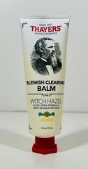 THAYERS Blemish Clearing Balm, Witch Hazel, Aloe w/ 2% Salicylic Acid, Lemon 4oz