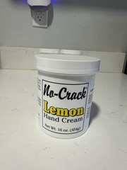 No Crack Lemon Hand Cream, 16 Oz Jar
