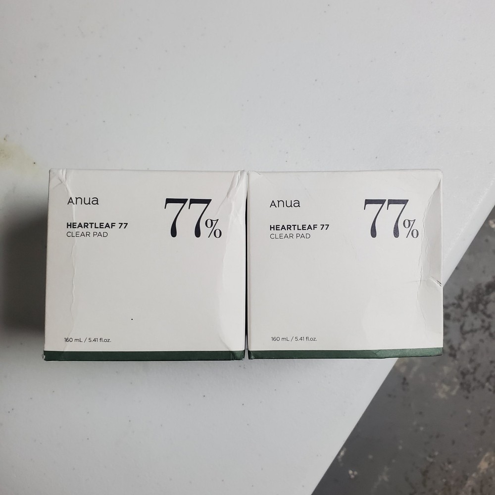 ANUA – Heartleaf 77 Clear Pad 2×70 Pads NEW Kbeauty Lot