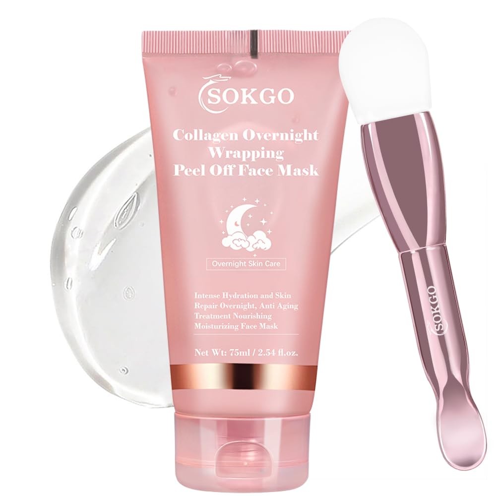 Sokgo Collagen Overnight Wrapping Mask, 2.53 Fl Oz (Pack of 1), 1PCS