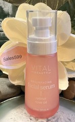 💥SEALED Vital Beauty Resurfacing Facial Serum Retinol Rose Oil 2 fl oz