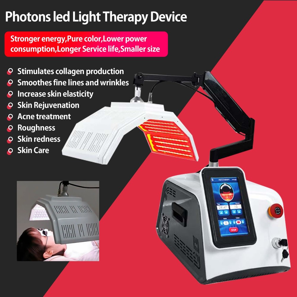 LED Photon Light PDT Facial Lamp 7 Colors PDT Therapy Anti Aging Beauty Machine