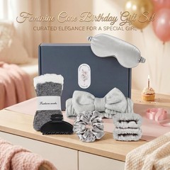 ATROCH Self Care Gift Set for Women with Spa 1 Count (Pack of 7), Grey
