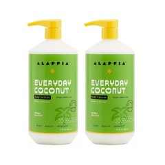 2 x Alaffia Everyday Coconut Normal to Dry Skin Body Lotion Purely Coconut 32oz