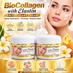 2 BioCollagen with Elastin Antioxidant Cream Face Moisturizer Hydrating Skin