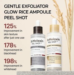 Dr. Melaxin Peel Shot Glow Rice Ampoule Duo Exfoliating Serum 2pcs