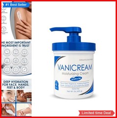 Moisturizing Cream 16 Oz For Sensitive Skin Fragrance Free Eczema Body Face