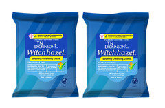 T N Dickinsons Witch Hazel Multi Use Cleansing Cloths 25 Count pack of 2