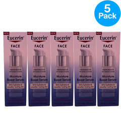 Eucerin Face Immersive Hydration Moisture Boost Serum 1 oz 5 Pack New