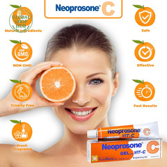 , Vitamin C Gel – 1 Fl Oz / 30 Ml – Brightening Gel Cream for Neck, Face, Body,