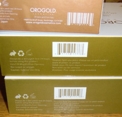 *READ* Orogold Cosmetics Eye Mask Neck Lifting Chest Firming Deep Tissue *SMOKY*