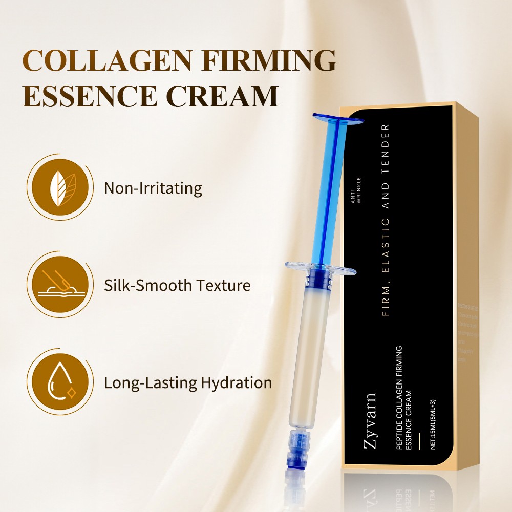 6Pcs Peptide Collagen Elastic Essence Cream Anti-Wrinkle Firming Micro-Molecular
