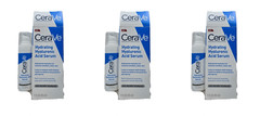 CeraVe Hydrating Face Serum 3 Pack 30ml Each Hyaluronic Acid Lightweight Formula