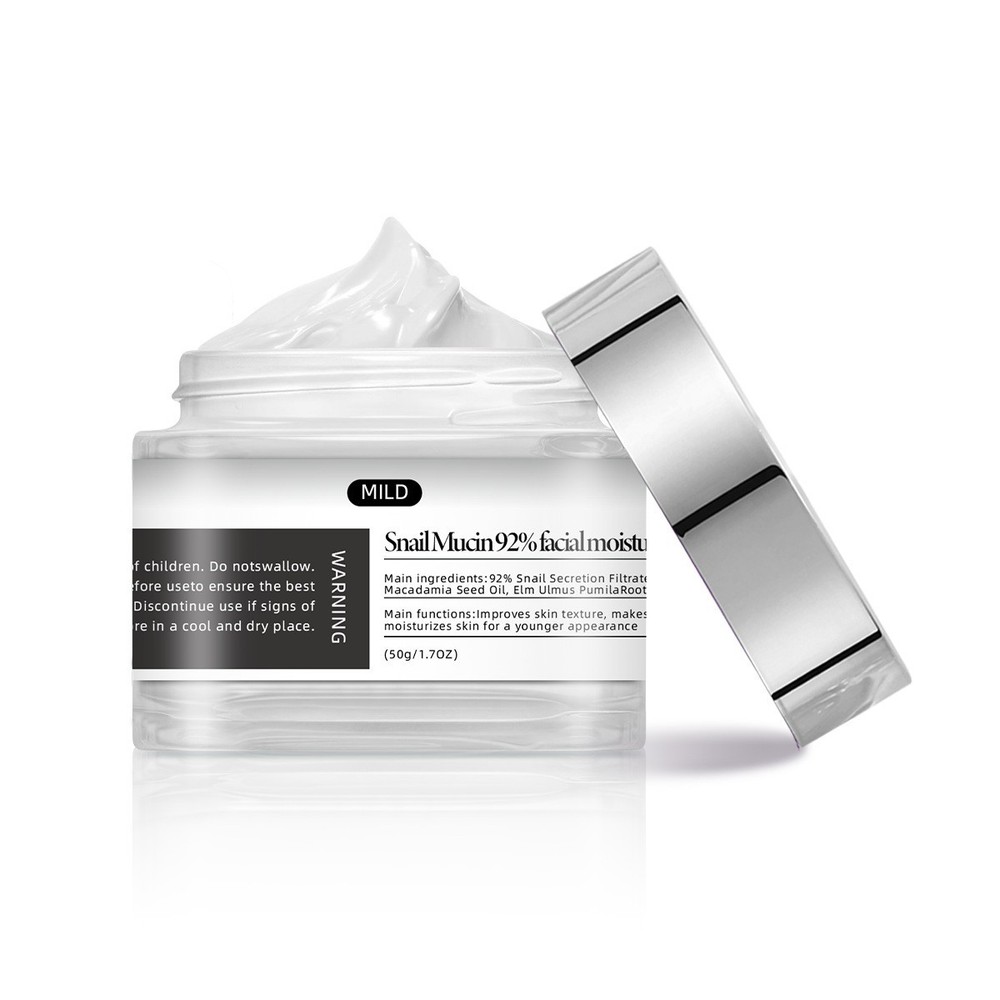 92% Snail Mucin Cream – Hydrating Face Moisturizer for Soft, Smooth & Calm Skin