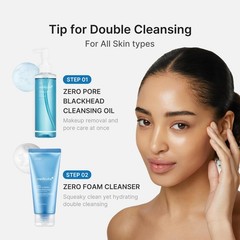 Cleansing Oil for Pores & Blackheads | Makeup Remover, Daily Moisturizer, Low-Ir