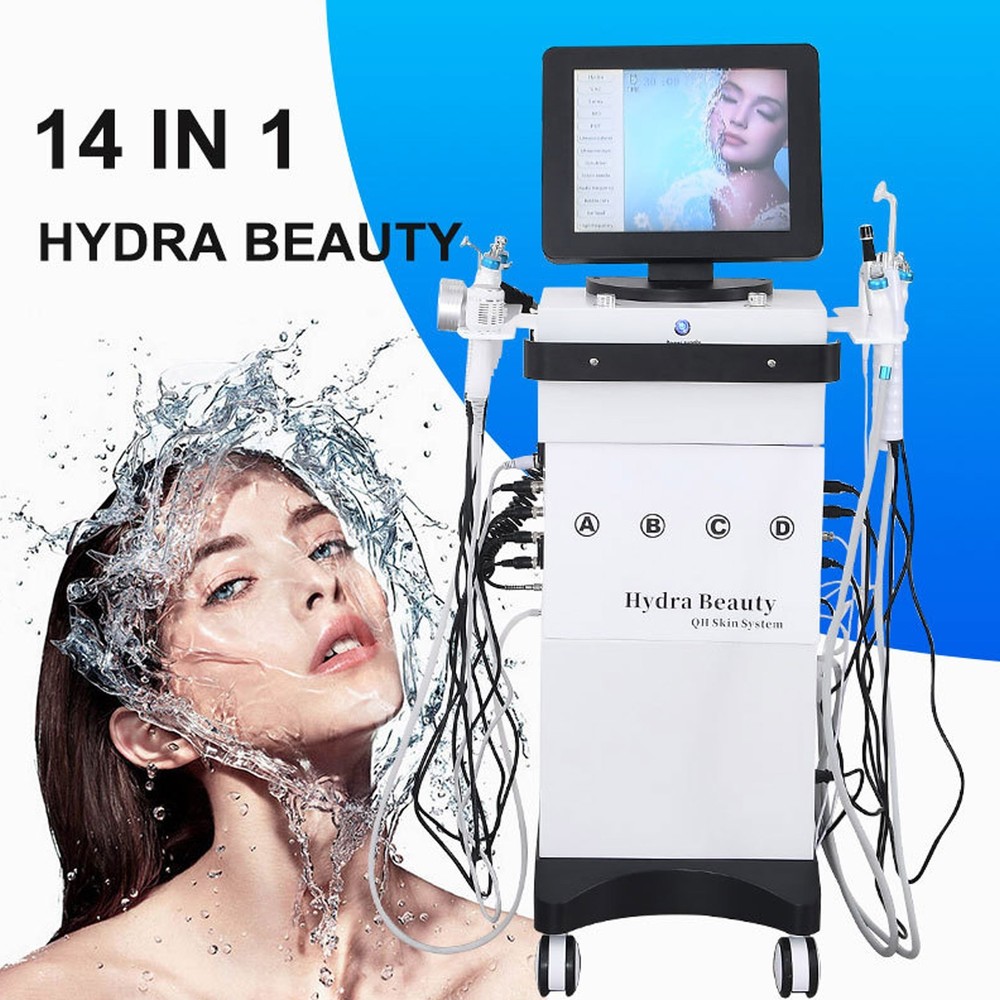 14IN1 Hydra Spa Facial Beauty Machine Dermabrasion Skin Cleaning Face Lift US H6