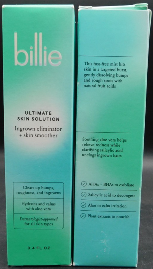 2PK Billie Ultimate Skin Solution ~ 3.4 oz each ~ NEW & UNUSED