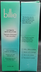 2PK Billie Ultimate Skin Solution ~ 3.4 oz each ~ NEW & UNUSED