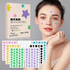 1 Count (Pack of 560), 7 stylish colors (Yellow, Pink, Black, Blue, Purple,…