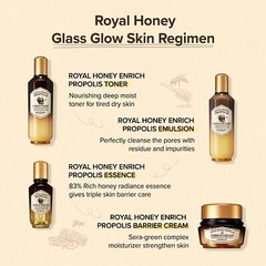 SKINFOOD Royal Honey Propolis Enrich Essence – 63% Black Bee Propolis & 10%