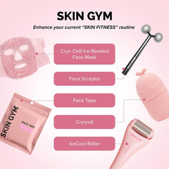 SKIN GYM Ice Roller for Face – Facial Ice Roller for Depuffing & Cooling Skin, C