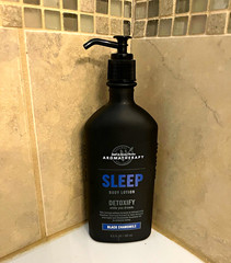 Bath & Body Works Aromatherapy Sleep Black Chamomile Lotion 6.5 oz Glass NEW
