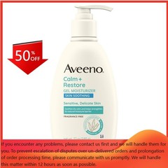 Aveeno Calm + Restore Gel Body Moisturizer Sensitive Skin-Paraben-Free Deep 12oz