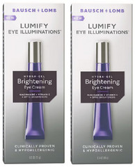 2 Bausch+Lomb Lumify Hydra-Gel Brightening Eye Cream – 0.5oz (15g) – Brand New!