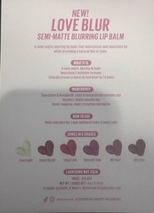 NIB Kaja Love Blur Soft Comfort Semi-matte Lip Balm
