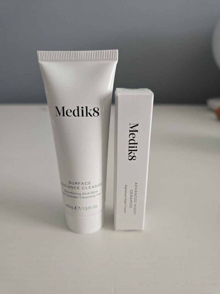 Medik8 Surface Radiance Cleanse & Advanced Night Cream Minis NEW