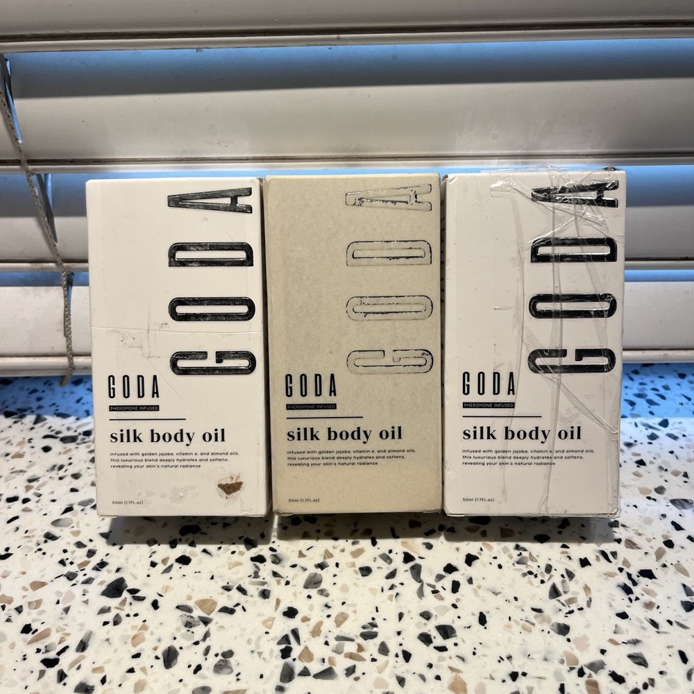 GODA Silk Body Oil Firming Anti Aging Moisturizer Formula 1.7oz LOT Of 3 Boxes