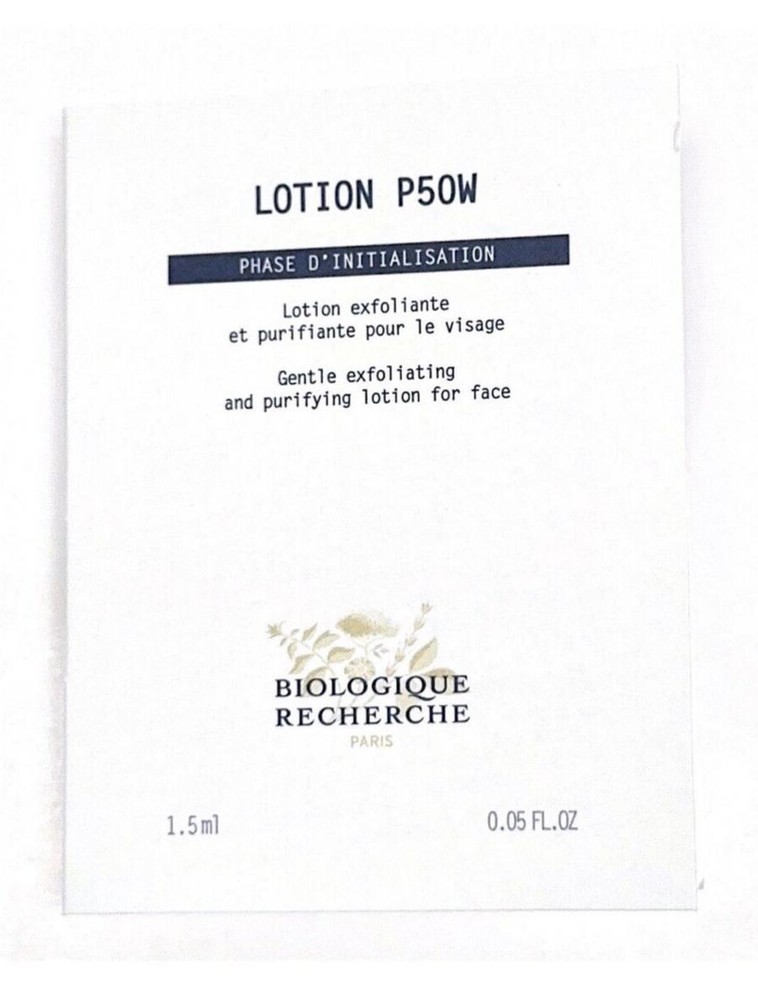 Biologique Recherche LOTION P50W Travel Size (1.5ml x 5PCS=7.5mL TOTAL!) NEW!