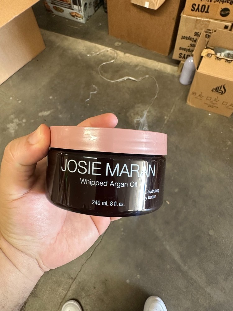 Josie Maran Whipped Argan Oil 8 OZ BODY BUTTER BAKED LEMON BLISS SEALED
