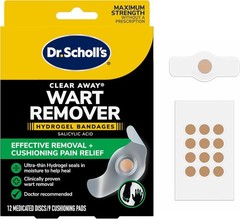 Dr. Scholl’s Clear Away Wart Remover Hydrogel Bandages for Fingers and Toes
