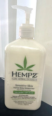 Hempz Pure Herbal extracts sensitive skin moisturizer Lotion 17 oz