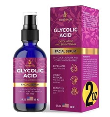 InstaSkincare 15% Glycolic Acid Serum~ 2PK.2oz~AHA Exfoliating w Lactic Acid
