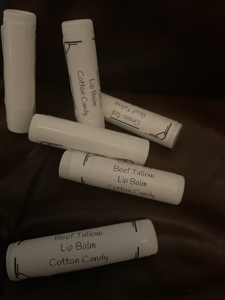 Grass-fed beef tallow lip balm Unflavored