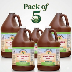 Lily of the Desert Aloe Vera Gel – Inner Fillet 128 fl.oz pack of 5