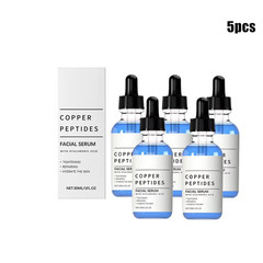 Copper Peptides Facial Serum with Hyaluronic Acid Hydrates and Moisturizes Stren