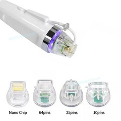 4x Replacement 10/25/64/nano Pins Fractional Cartridge Tips for RF Skin Machine