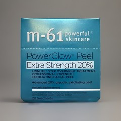 M-61 Powerful Skincare Power Glow Peel Extra Strenght 20% Overnight 20 Treatment