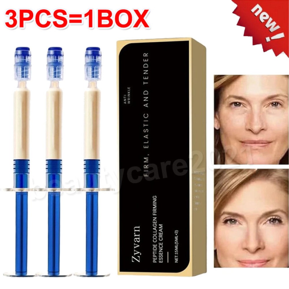 3 Pack Polypeptide Collagen Elastic Essence Cream Anti-Wrinkle Micro-Molecular