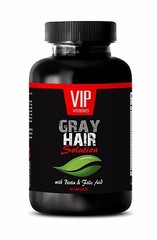 Stop gray hair – GRAY HAIR SOLUTION. DIETARY SUPPLEMENT – Anti gray complex – 6B