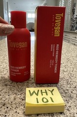 Tovegan Red Remedy Toner 5.07oz/150mL FULL SIZE; EXP 11-2025 SEALED BOX $25