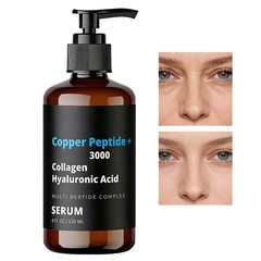 Copper peptide + Matrixyl 3000,Collagen, Hyaluronic acid, AntiAging Serum – 4oz.
