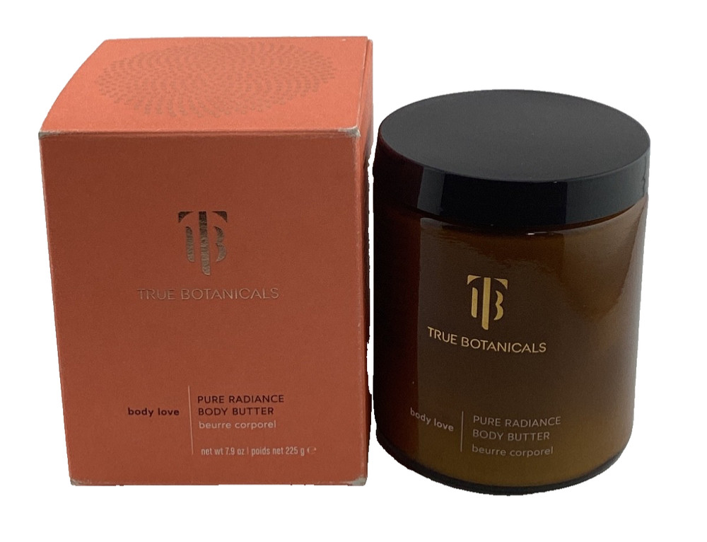 True Botanicals -Body Love- Pure Radiance Body Butter- 7.9oz / 225g New in Box!