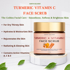 Turmeric Vitamic C Face Scrub infused with Hyaluronic & Kojic Acid BUY 1 & GET 1
